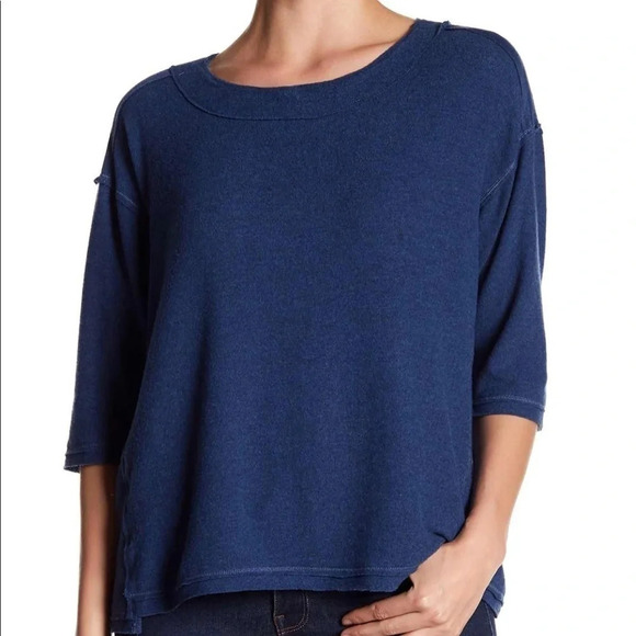 NWT H by Bordeaux HACHI 3/4" Sleeve Sweater - Picture 1 of 8